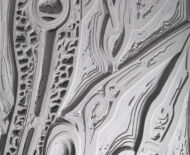 Artwork: Untitled V, 2003 by artist Emma Lloyd, Paper relief