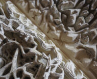 Artwork: Between and Beyond (detail), 2017 by artist Emma Lloyd, Sculpted book