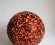 Artwork: Another Time, Another Place - Ball II (detail), 2015 by artist Emma Lloyd, Sculpted foam rubber ball