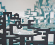 Artwork: They Sleep (detail), 2018 by artist Emma Lloyd, laser cut MDF, acrylic and water clear resin
