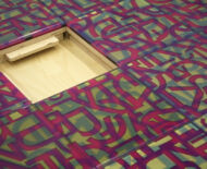 Artwork: Another Way to Think (detail) 2018 by artist Emma Lloyd, CNC cut ply, laser cut Perpex and resin