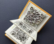 Artwork: Lockdown 2.0, 2022 by artist Emma Lloyd, sculpted book