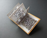 Artwork: Lockdown 2.0, 2022 by artist Emma Lloyd, sculpted book