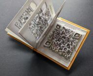 Artwork: Lockdown 2.0, 2022 by artist Emma Lloyd, sculpted book